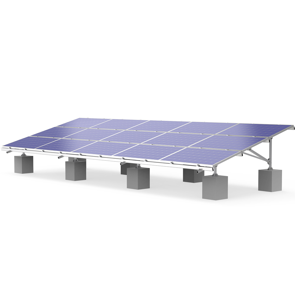 Solar Ground Mounting System, made from Mg-Al-Zn Coating or Q235B carbon steel