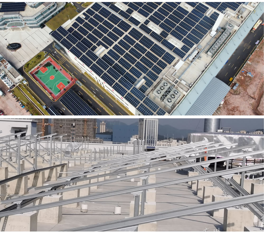 Solar Ground Mounting System, made from Mg-Al-Zn Coating or Q235B carbon steel