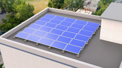 Flat Roof PV Solar Panel Mounting System