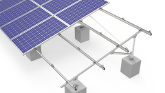Vertical Ballasted Ground Mount Solar Racking