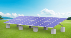 Vertical Ballasted Ground Mount Solar Racking