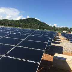 Screw Piles Aluminum Solar Panel Ground Mount Rack