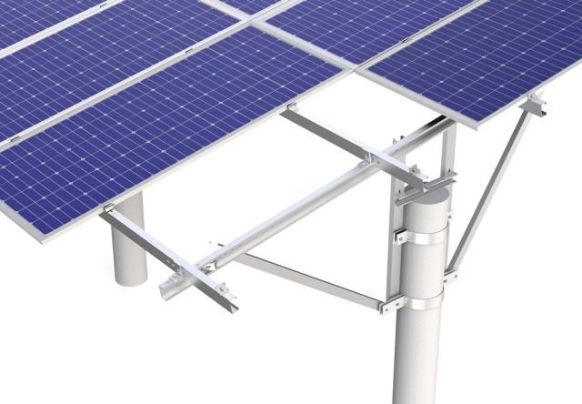 Carbon Steel Solar Panel Pole Mount
