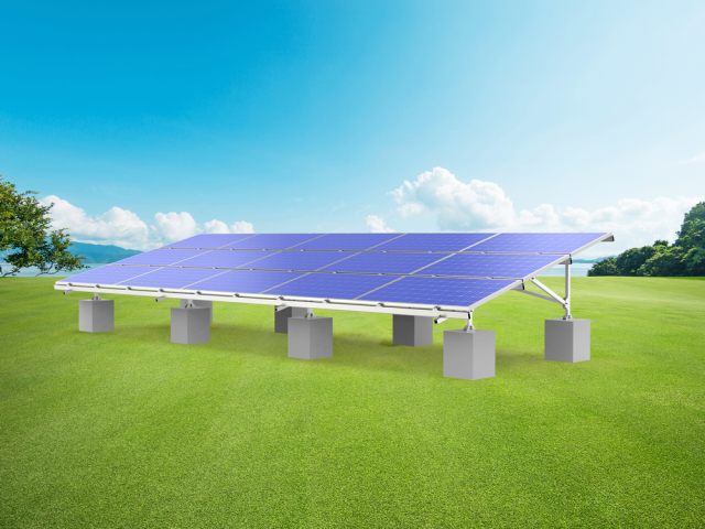 CarbonSteel Mg-Al-Zn Coating Ground Mount Solar Frames