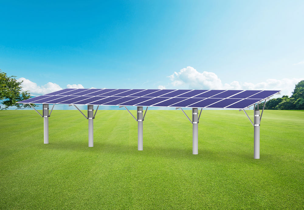 Carbon Steel Solar Panel Pole Mount