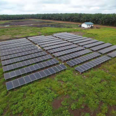 Screw Piles Aluminum Solar Panel Ground Mount Rack