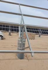 Carbon Steel Solar Panel Pole Mount
