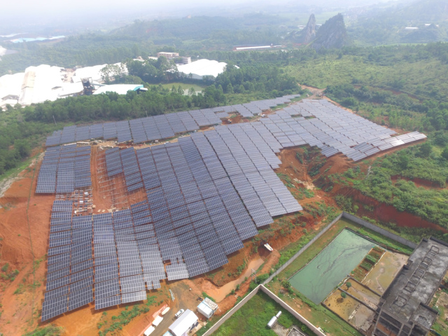 Screw Piles Aluminum Solar Panel Ground Mount Rack