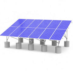CarbonSteel Mg-Al-Zn Coating Ground Mount Solar Frames