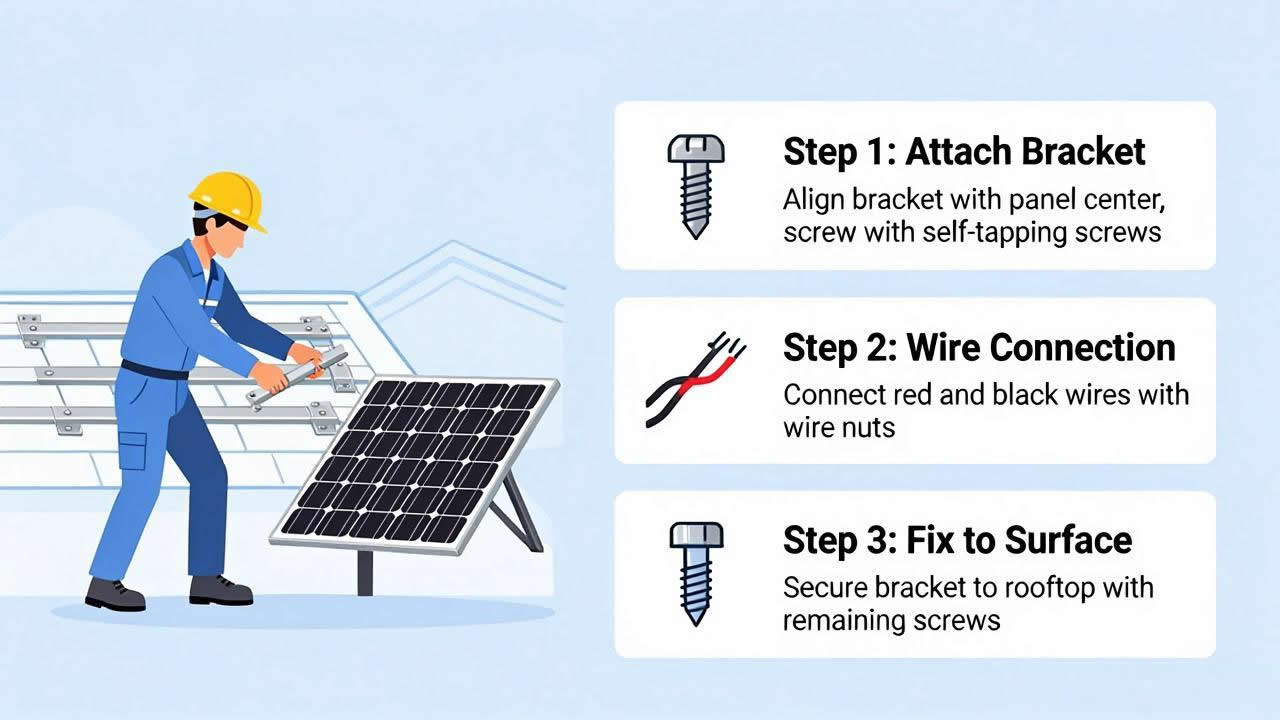 solar panel racks installation