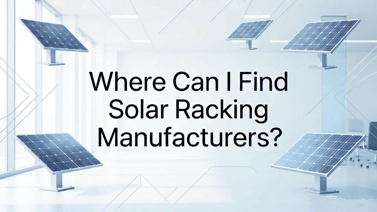 Where Can I Find Solar Racking Manufacturers​?