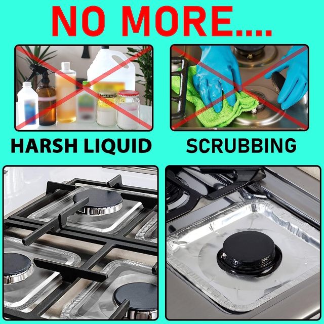 GSB214Gas Burner LinersGas Stove Burner Covers