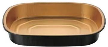 C248-1540 Black/Gold smooth-wall container