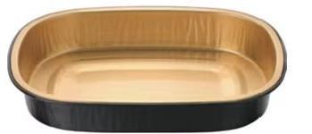 C208-580 Black/Gold smooth-wall container