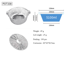 Aluminum Foil Pots 338