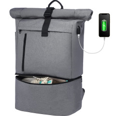Roll Top Rucksack, High Quality Rucksack Usb, Rucksack Roll