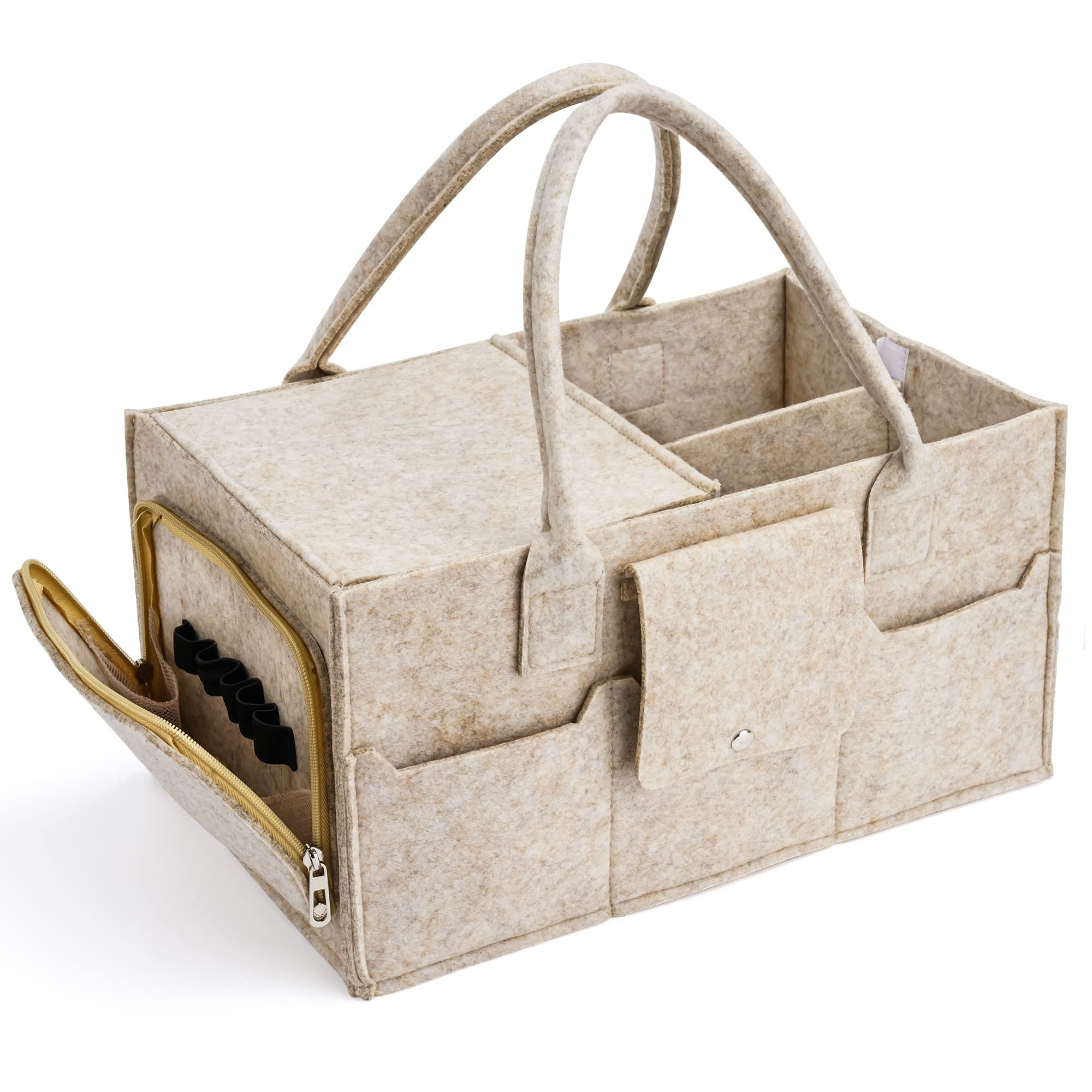 Felt Baby Diaper Storage Nursery Organizer Diaper Caddy