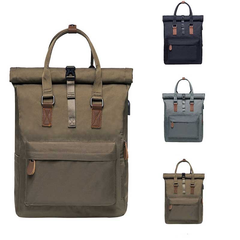 Unisex Laptop Roll top Backpack