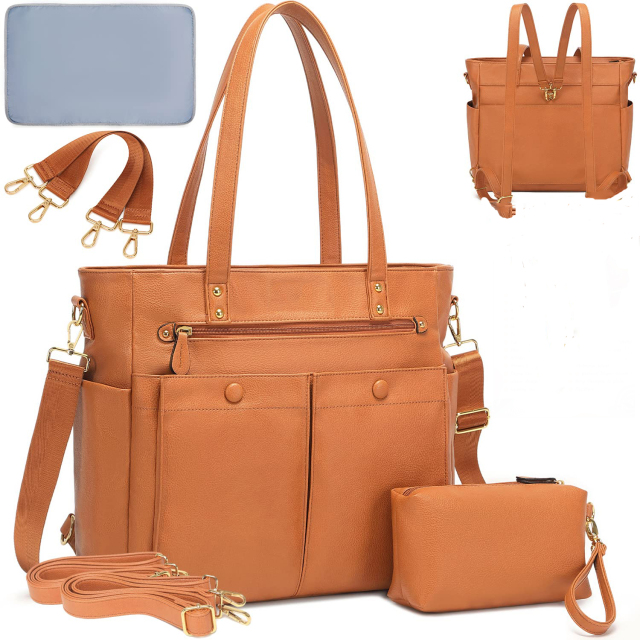 Diaper Bag with Cosmetic Bag