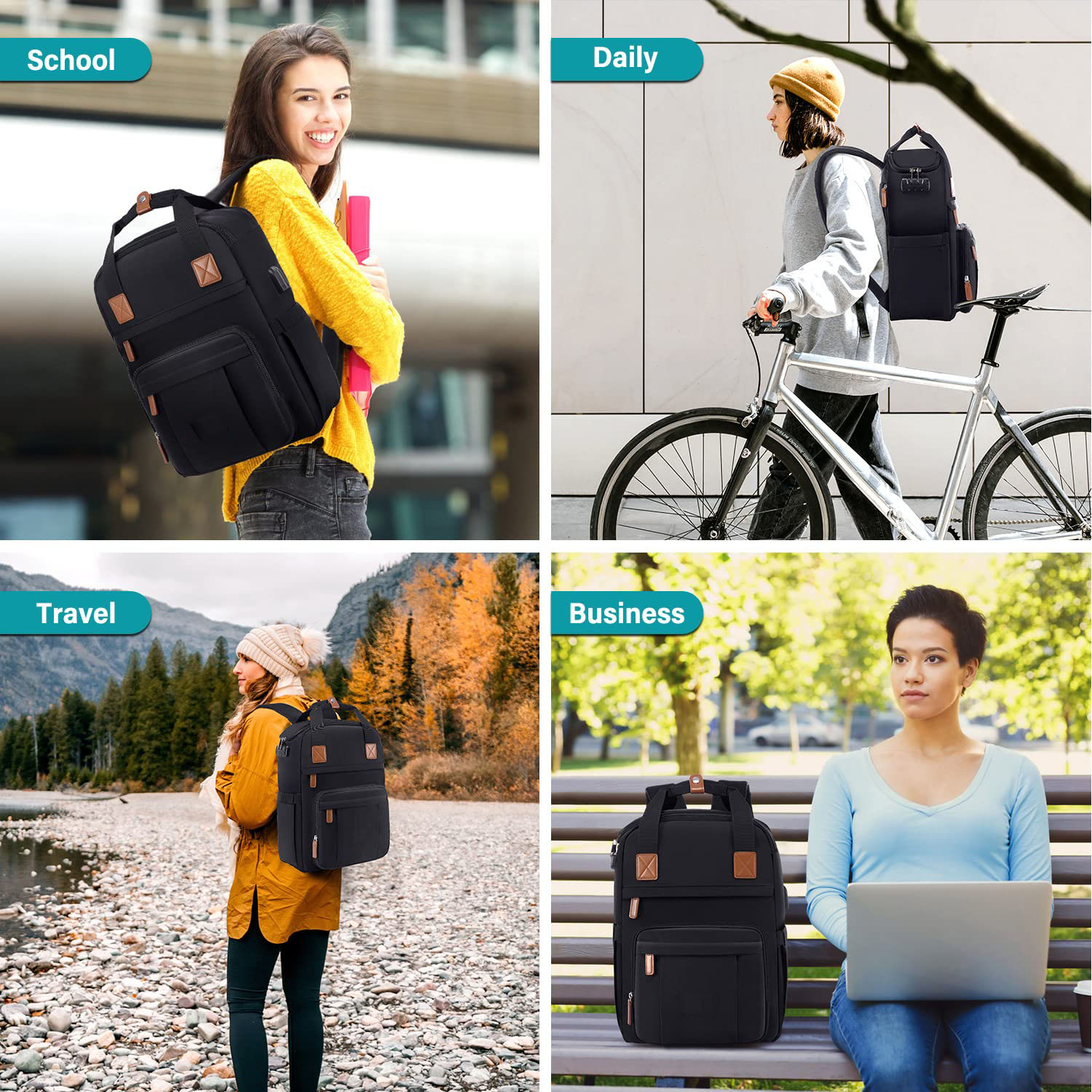 POPULAR STUDENT LAPTO[P BACKPACK FROM JUNTBAG