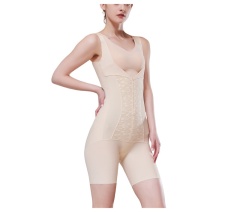 Hip lifting non-marking back off type shapewear jumpsuit