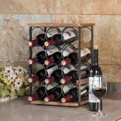 12 Bottles Countertop Wine Holder Rack Tabletop Wine Racks Countertop Wine Bottles Organizer