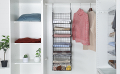 7-Shelf Adjustable Hanging Closet Organizer Basket