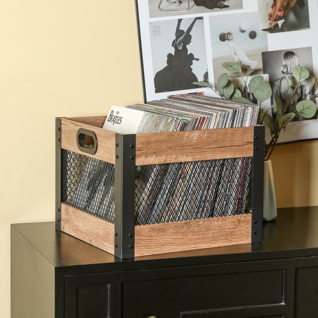 Vinyl Record Storage Holder Cube Container for Storing Record