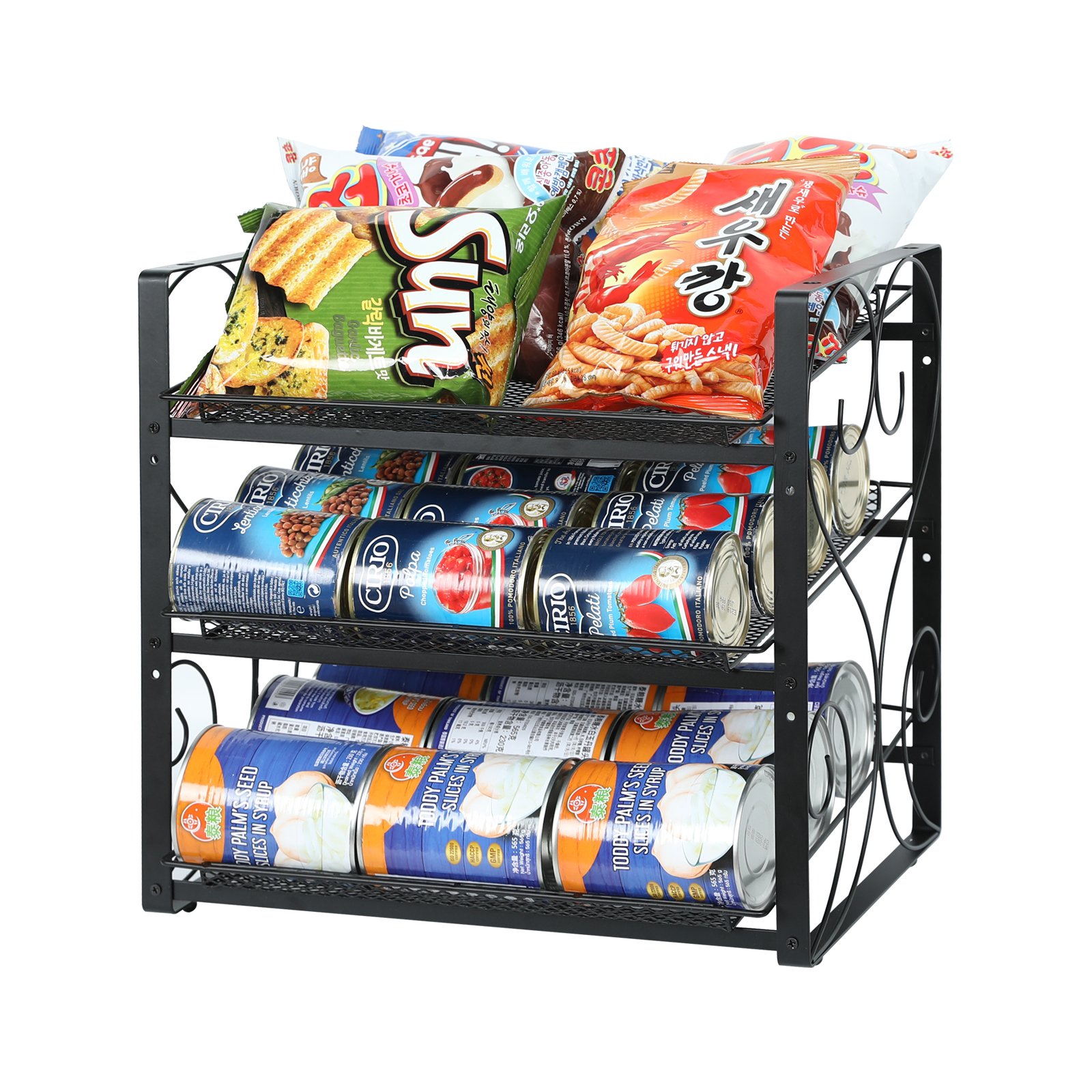 Storage Racks Can Be Assembled Simple Trending Can Rack Organizer Soda Can Beverage Dispenser Rack