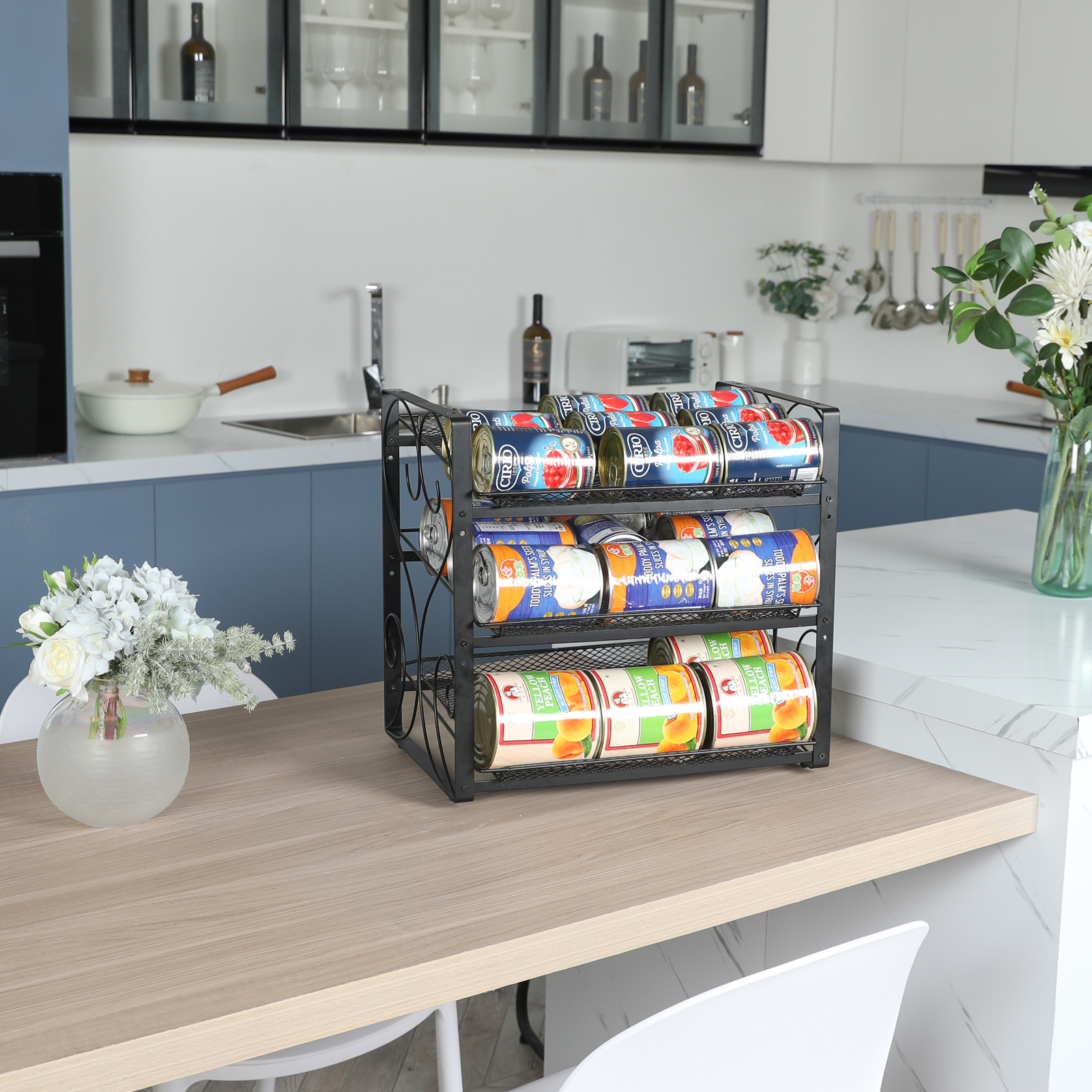 Storage Racks Can Be Assembled Simple Trending Can Rack Organizer Soda Can Beverage Dispenser Rack
