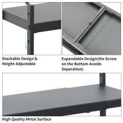 Design Wholesale Price Holder Kitchen Tool Set Rack Household Stand Metal Storage Holders Organizer Racks