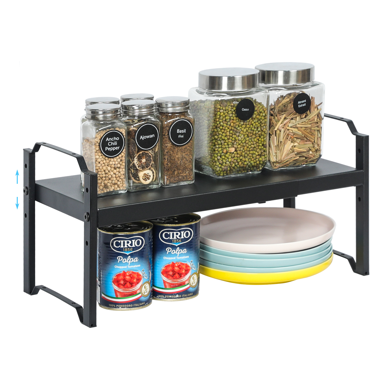 Design Wholesale Price Holder Kitchen Tool Set Rack Household Stand Metal Storage Holders Organizer Racks