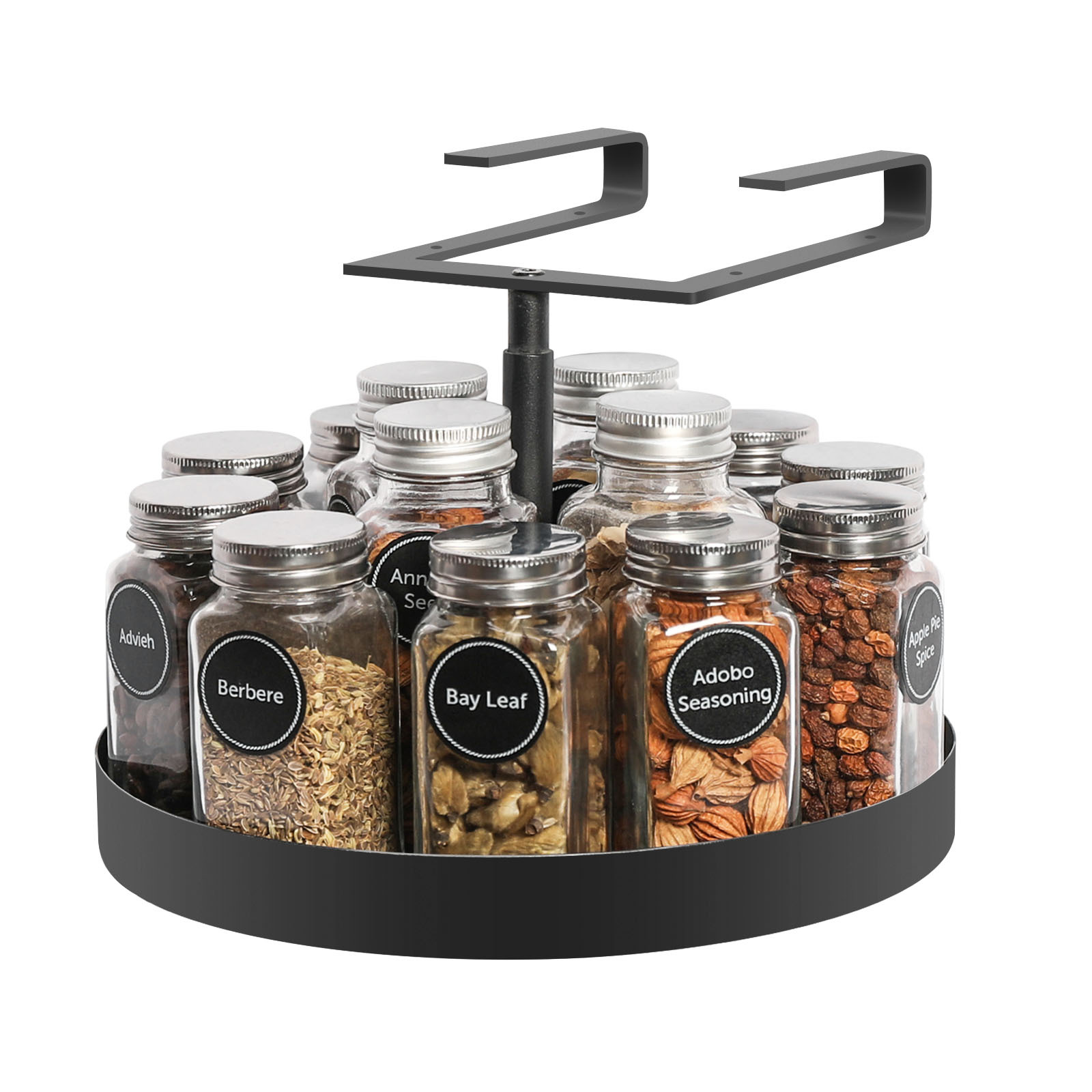2024 Wholesale Price High Quality Organizer Shelf Storage Holders Multifunction Rotating Storage Spice Rack