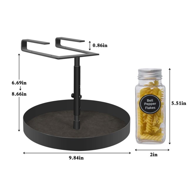 2024 Wholesale Price High Quality Organizer Shelf Storage Holders Multifunction Rotating Storage Spice Rack