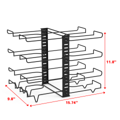 New Arrival Reasonable Price Multifunctional Home Racks Metal Kitchen Cling Wrap Storage Rack Organizer