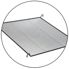 2024 Wholesale Storage Racks Shelving Units Standing Type Metal Expandable Stackable 3 Tier Cling Wrap Kitchen Storage Rack