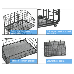 2023 New Style Home Office Portable Storage Basket Rack Desktop Foldable 3 Tier Stackable Tea Bag Organizer