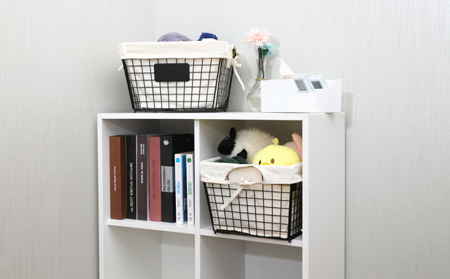 Foldable Wall Mounted 2 Tier Metal Wire Food Storage Organizer Bin Basket