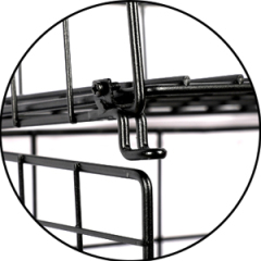 Adjustable Water Bottle Organizer 4 Tier Wall Mounted Water Bottle Holder