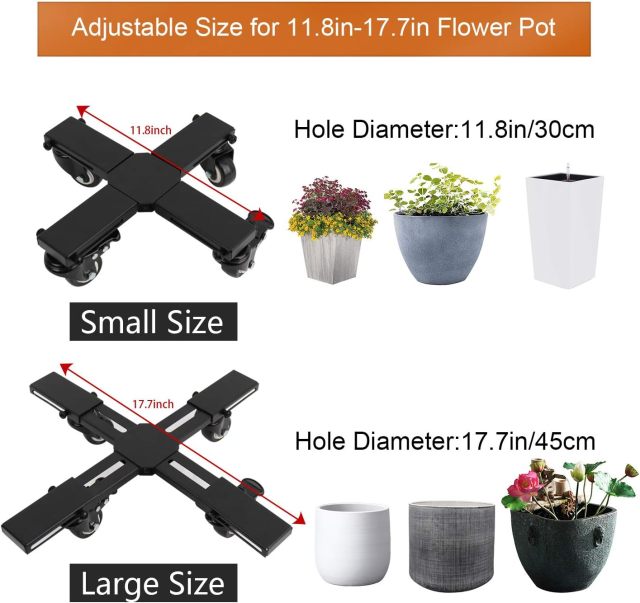 Plant Caddy Adjustable Tool Racks Organizer