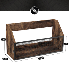 Wall Mounted or Countertop Record Storage Box