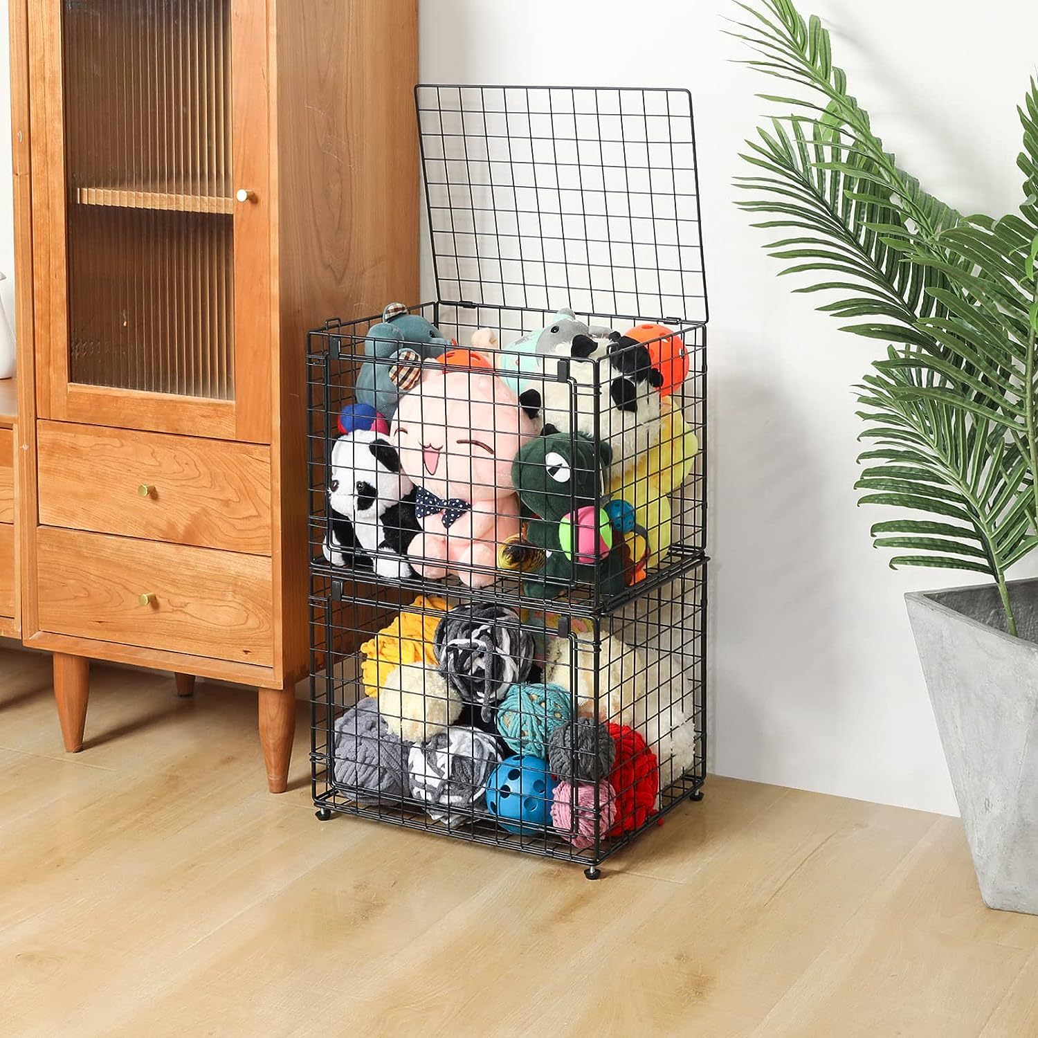 2 Pack Toys Organizer Storage