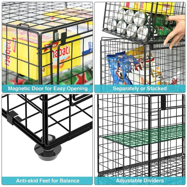 2 Pack Toys Organizer Storage
