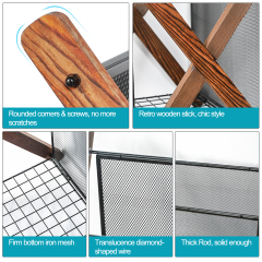 X Shape Magazine Record Rack Storage