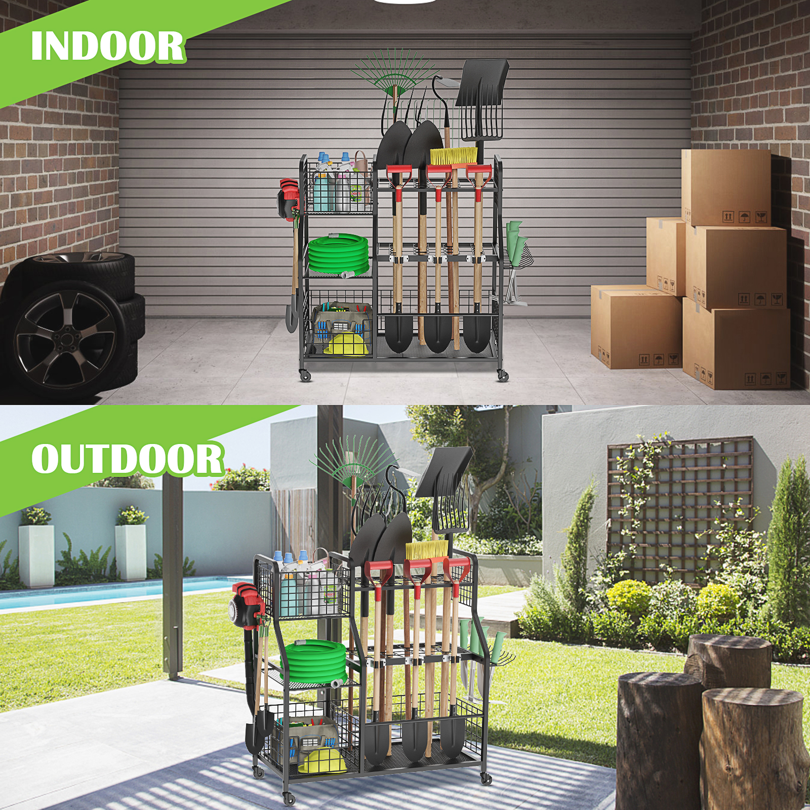 3 Tier Garden Tool Organizer