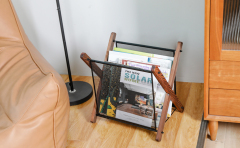 X Shape Magazine Record Rack Storage