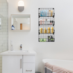 Spice Rack Organizer Wall Mounted 4-Tier Stackable Hanging Spice Jars Storage Racks,Great for Kitchen and Pantry,Up to Storage 36 Jars