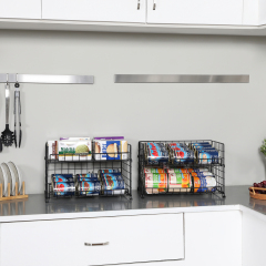 3-Tier Can Rack Organizer, Can Storage Rack for Kitchen Cabinet Pantry