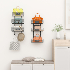 Over The Door Detachable Adjustable Storage Organizer Rack