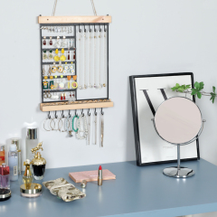 6 Wall Earring Necklace Hanging Jewelry Organizer